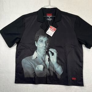 Reason Clothing Scarface Tony Montana Graphic Shirt Black XL